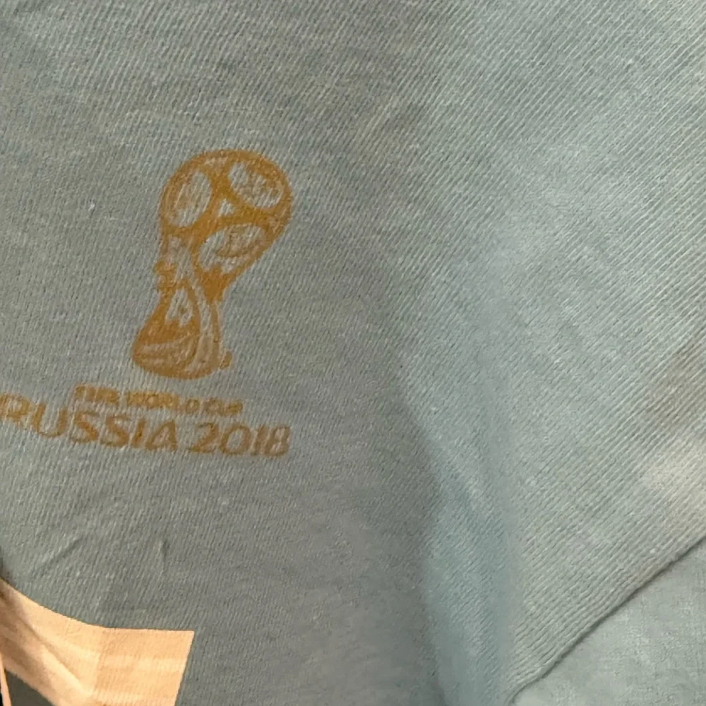 Adidas Sky Blue Graphic Tee FiFA World Cup Rusia‎ 2018